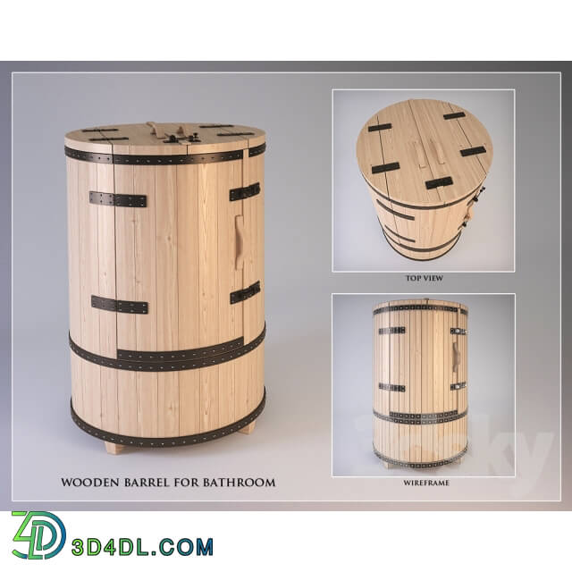 barrel for the bathroom