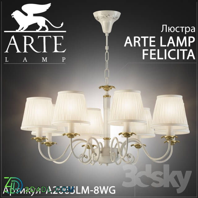 Chandelier arte lamp Felicita A2065LM 8WG