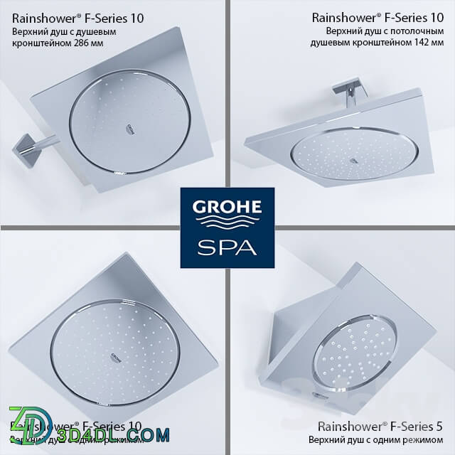 Grohe Rainshower F Series 5 quot and 10 quot 