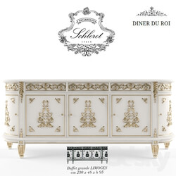 Sideboard Chest of drawer ARTEARREDO Diner du Roi buffet Limoges 