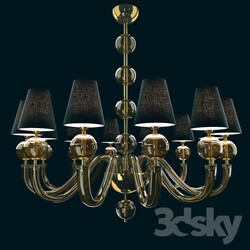 Vermont 12 Pendant light 3D Models 