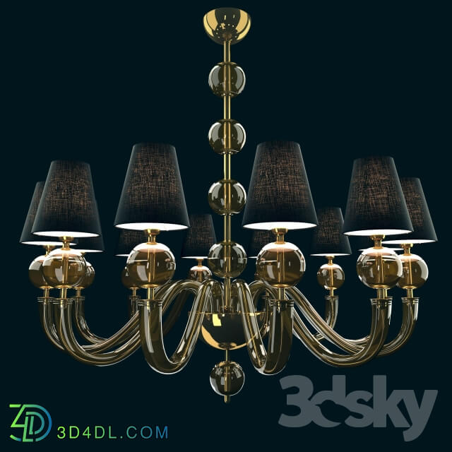 Vermont 12 Pendant light 3D Models