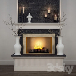 Fireplace set 
