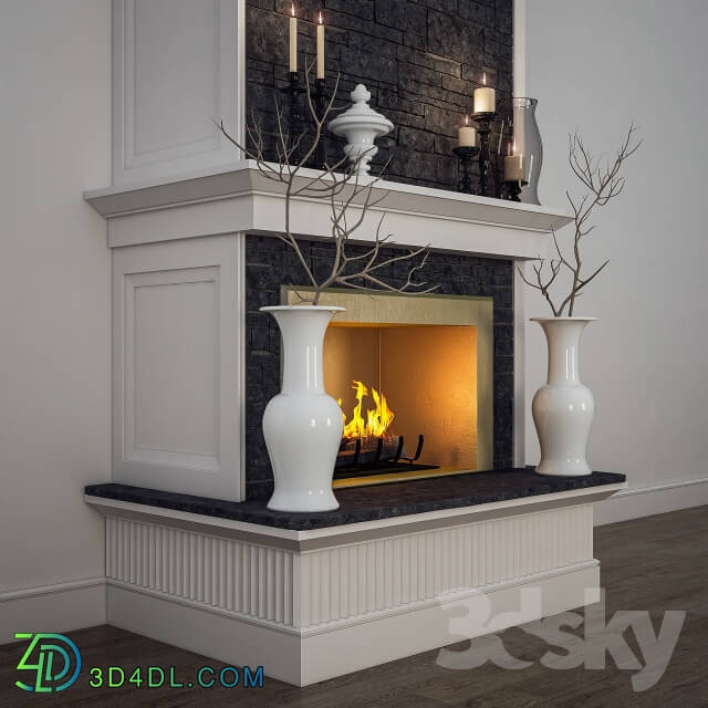 Fireplace set