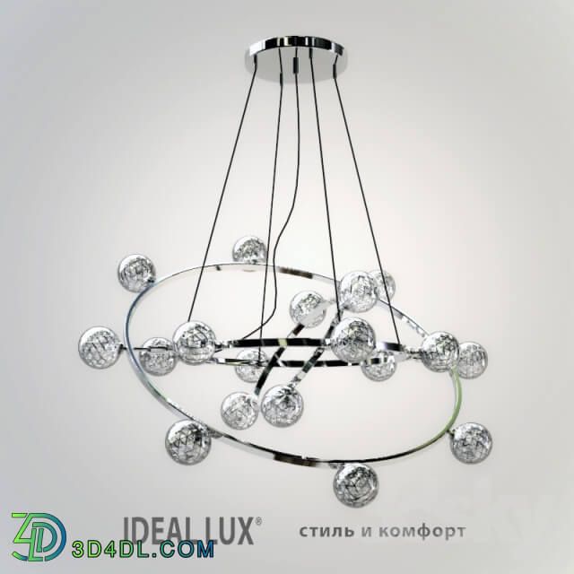 Ideal Lux Orbital Pendant light 3D Models