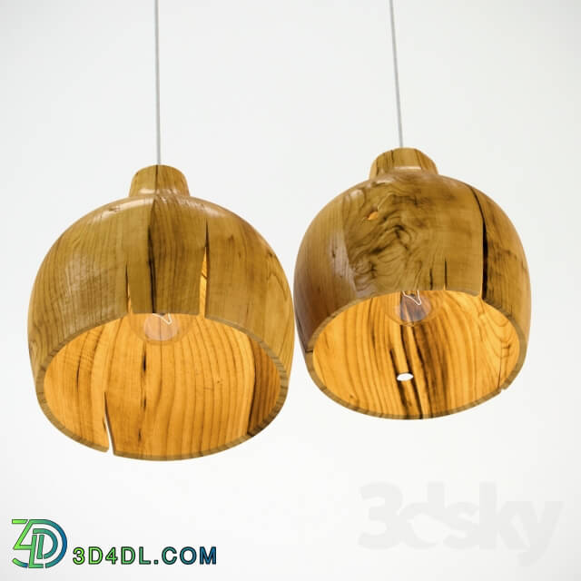 Rough Wooden lamp