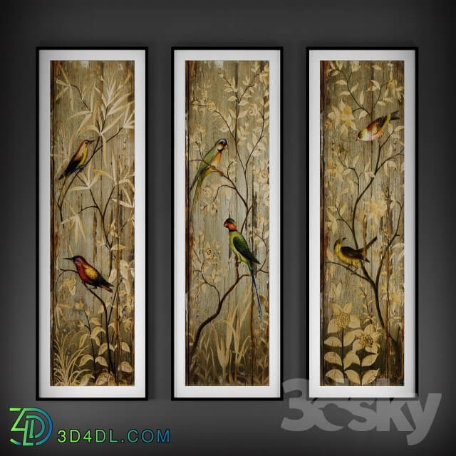 Collection of paintings quot The Birds quot 