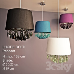 Hanging lamp Lucide Dolti Pendant light 3D Models 