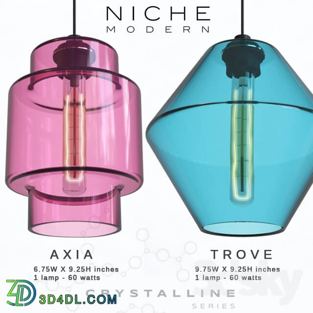 Pendant lights Niche Crystalline