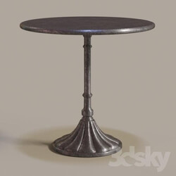 20th C. Chrysanthemum Brasserie Table 