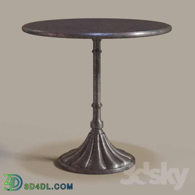 20th C. Chrysanthemum Brasserie Table