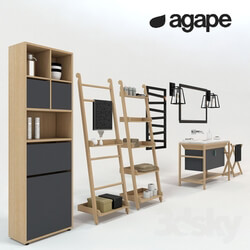Agape set a set of bathroom furniture  
