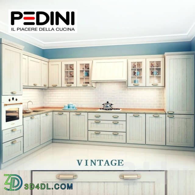 Kitchen kitchen Pedini model Vintage