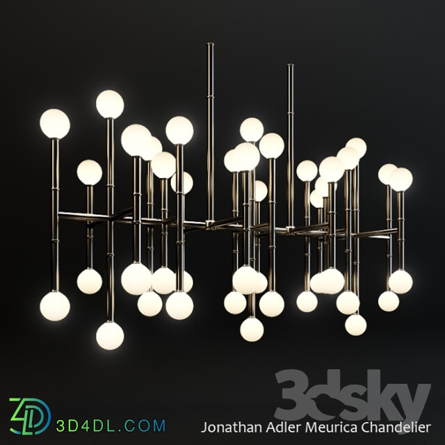 Jonathan Adler Meurice Chandelier Pendant light 3D Models