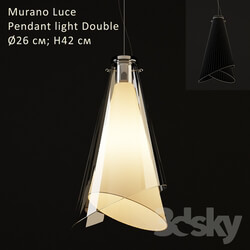 Murano Luce Pendant light Double Pendant light 3D Models 