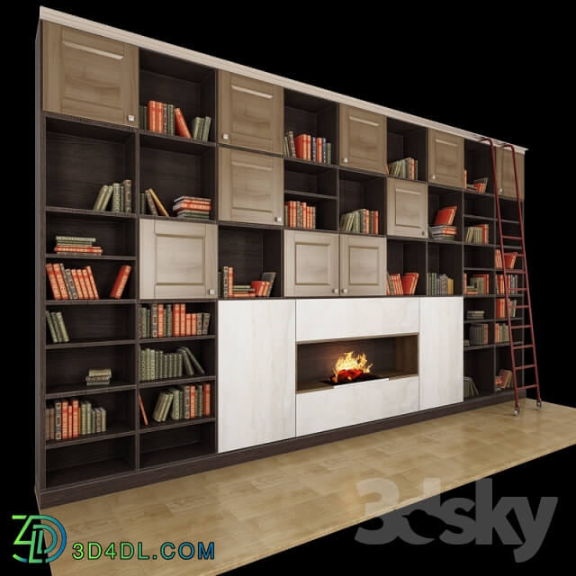 Wardrobe Display cabinets Wall with electric