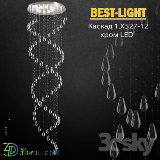 Best Light Cascade 1.X527 12 chrome LED