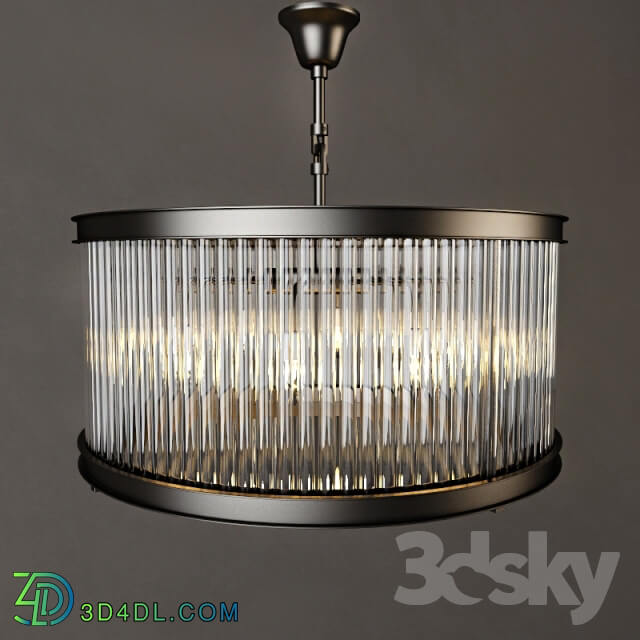 RH 1920S ESSEX CRYSTAL ROD CHANDELIER MEDIUM Pendant light 3D Models