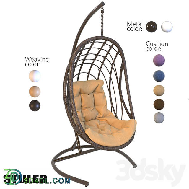 OM Hanging chair STULER balcony tube 