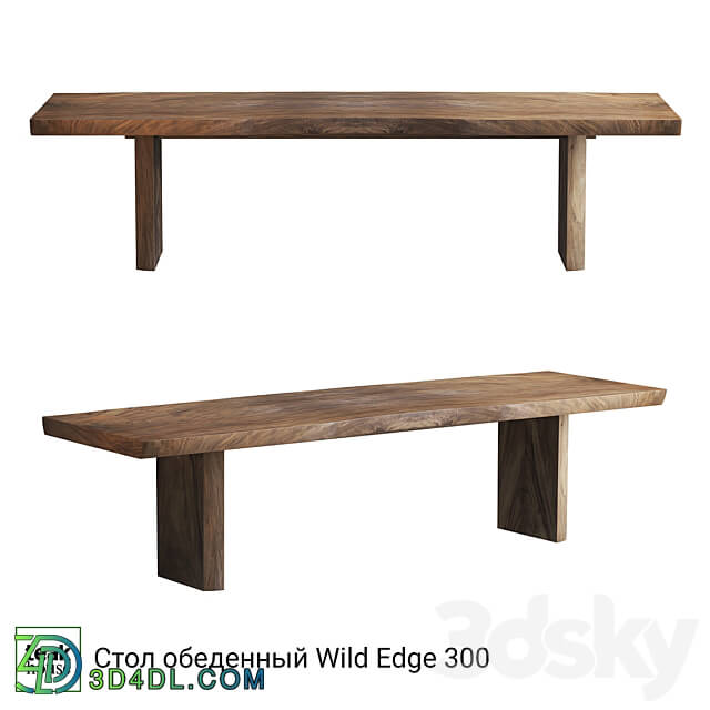 Table Dining table Wild Edge 300