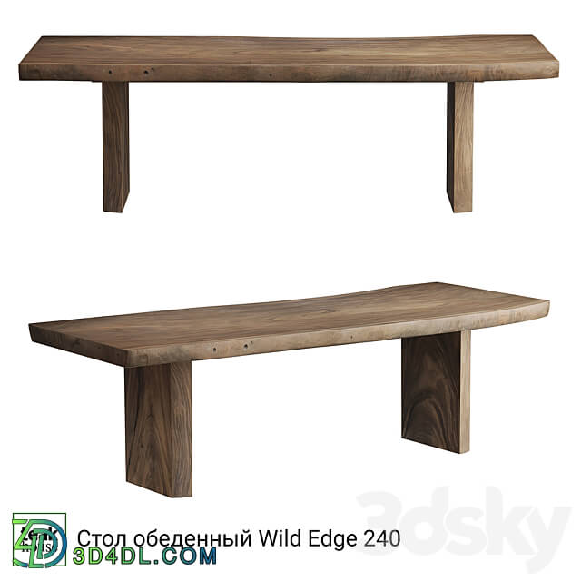 Table Dining table Wild Edge 240