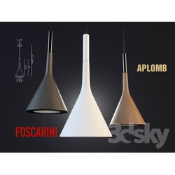 Foscarini Aplomb Pendant light 3D Models 