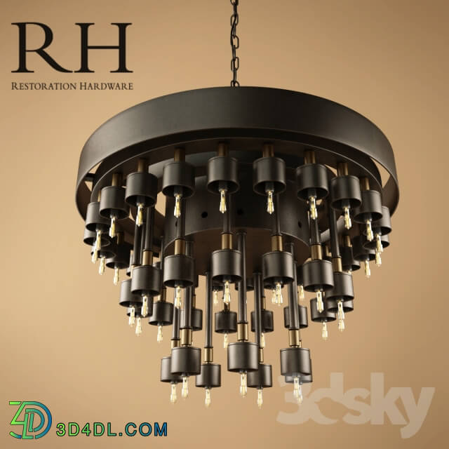 COSMOS 3 RING CHANDELIER