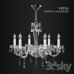 Vesta Clear Chandelier 
