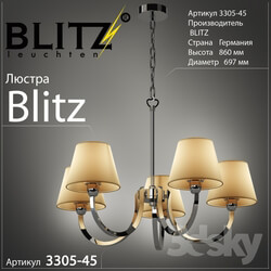 Blitz 3305 45 Pendant light 3D Models 