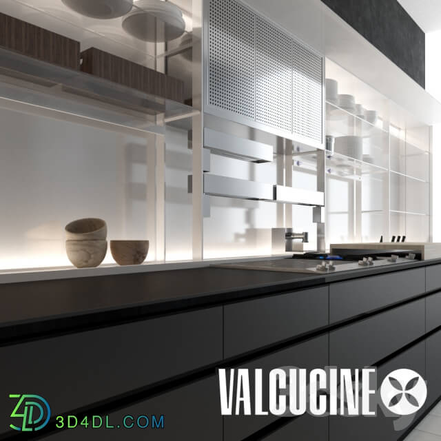 Kitchen valcucine Vitrum Cement