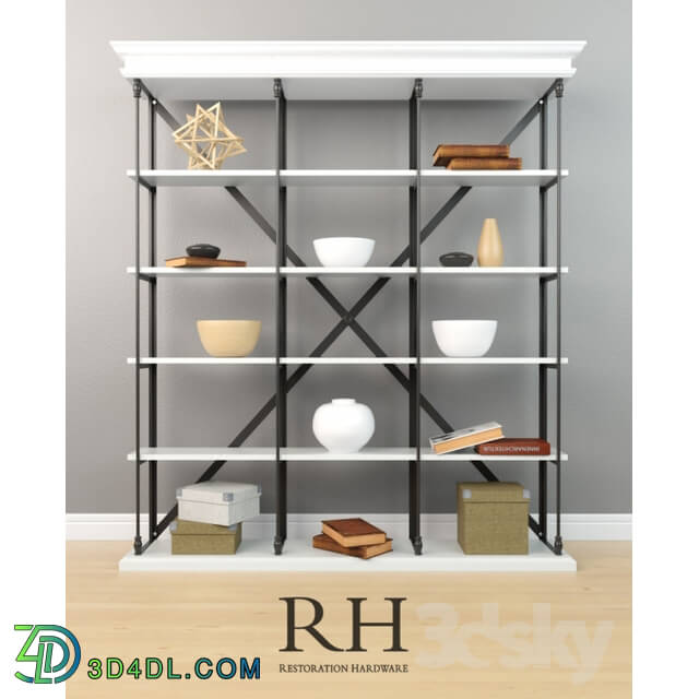 Other RH Parisian cornice wide bookcase