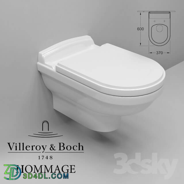 Villeroy amp Boch Hommage toilet suspended