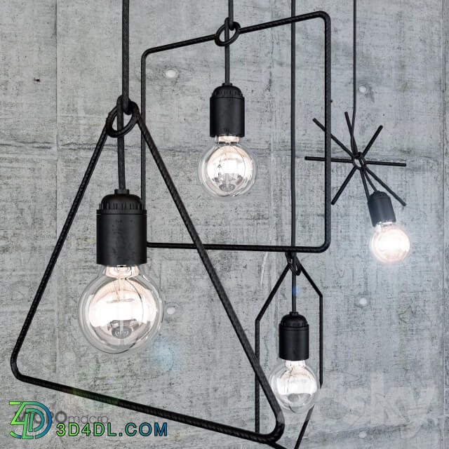 MICROmacro Geometry Made Easy Pendant light 3D Models