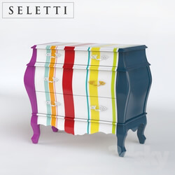 Sideboard Chest of drawer Seletti Trip 3 Drawers 