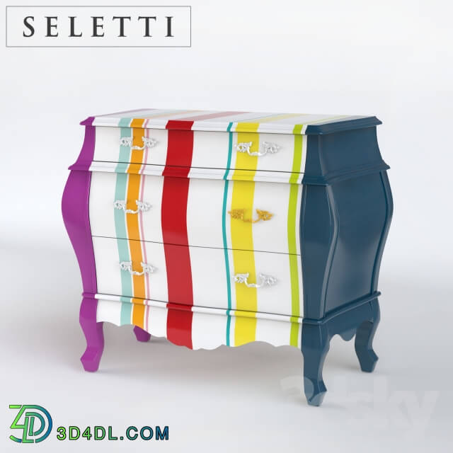 Sideboard Chest of drawer Seletti Trip 3 Drawers