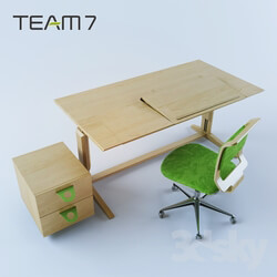 Table Chair Team7 lanoo 