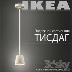 Ikea Tisdag 902.092.03 Pendant light 3D Models 