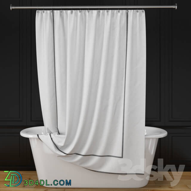  quot Corey quot bath shower curtain rail