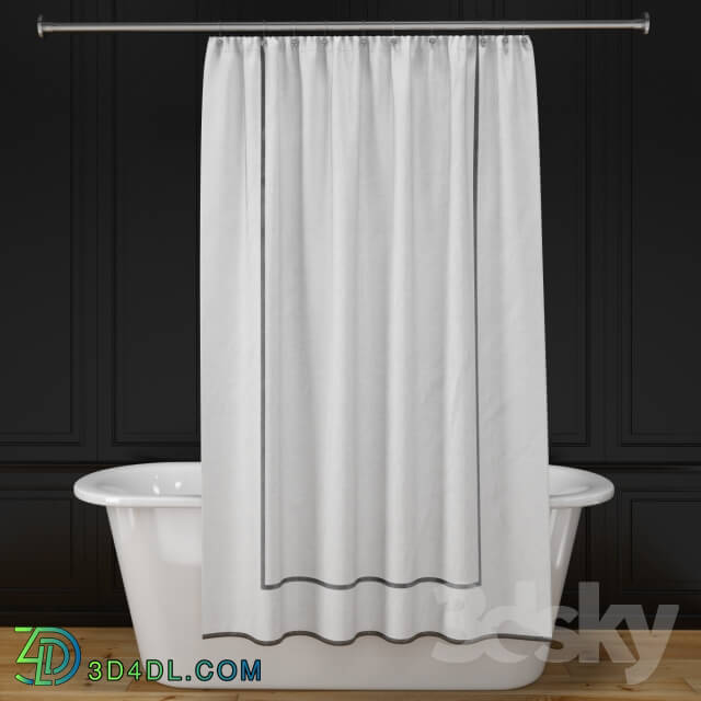  quot Corey quot bath shower curtain rail