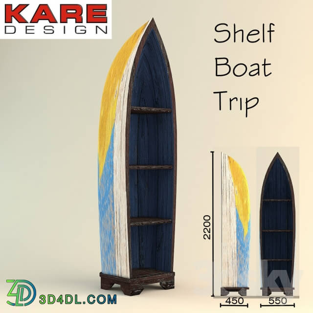 Shelf Boat Trip Kare design 3D Models