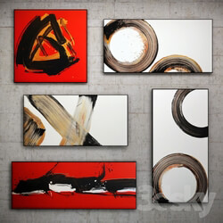 The picture in the frame 10 piece Collection 40 Abstract 