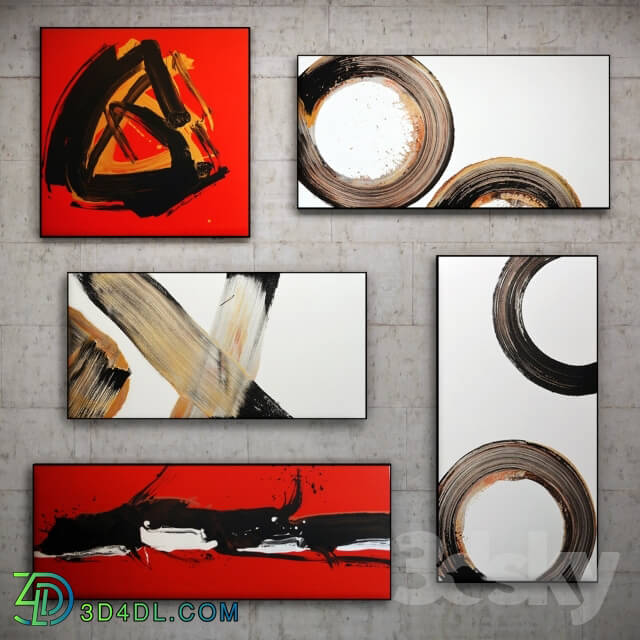 The picture in the frame 10 piece Collection 40 Abstract