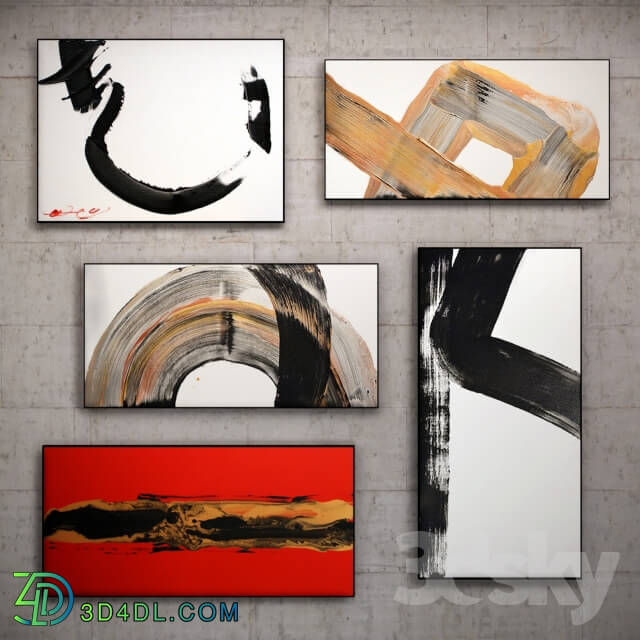 The picture in the frame 10 piece Collection 40 Abstract