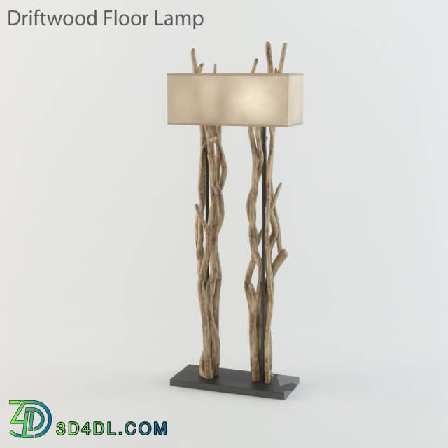 Driftwood Floor Lamp