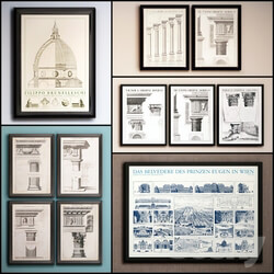 The picture in the frame 21 Pieces Collection 51 Architecture 