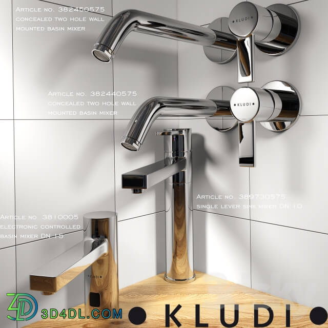 Collection series mixers KLUDI Zenta part 2