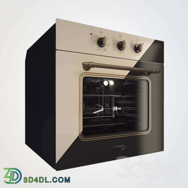 The oven Pyramida f 64 ivory Rustico