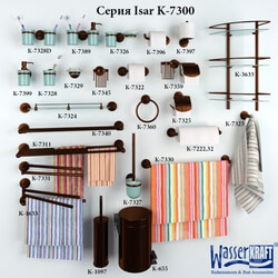 Collection of bathroom accessories Isar K 7300 