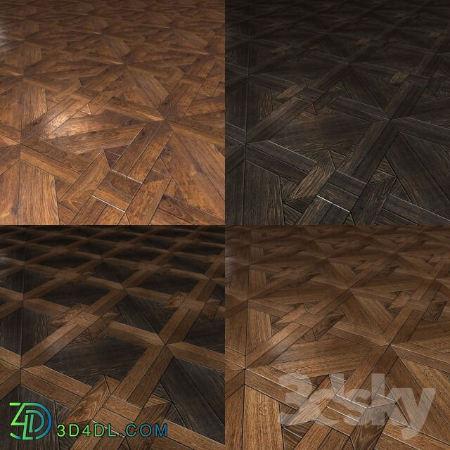 Parquet Lyavarden shield 8 colors 