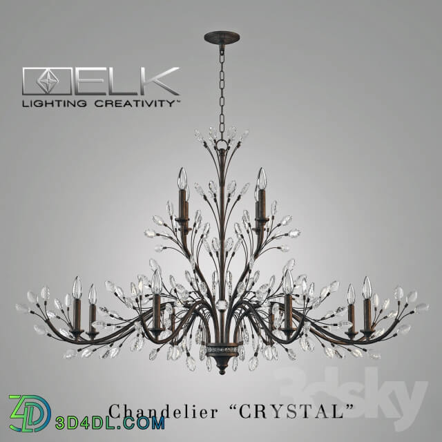 ELK Lighting CRYSTAL Pendant light 3D Models